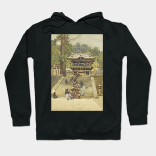 The Yomeimon Gate of Tosho-gu Shrine, Nikko, Japan by Robert Weir Allan Hoodie